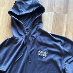 Los Angeles Rams NFL Dunbrooke Pullover Hoodie Dark Blue Mens XL